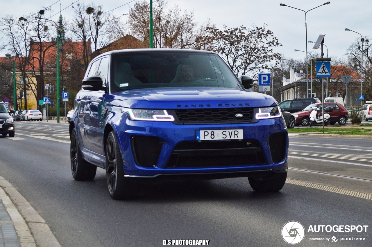 Land Rover Range Rover Sport SVR 2018