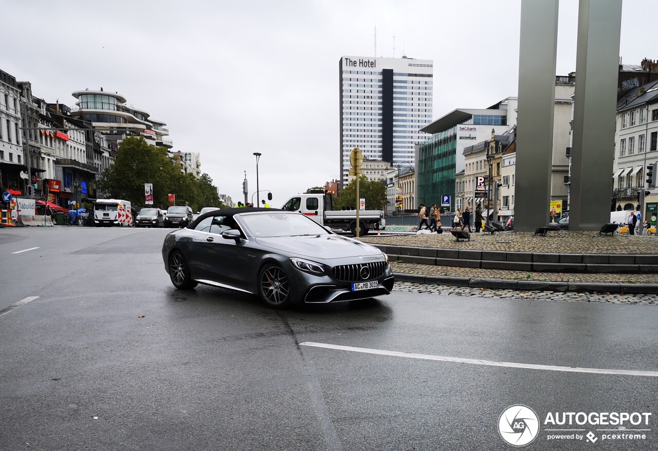 Mercedes-AMG S 63 Convertible A217 2018