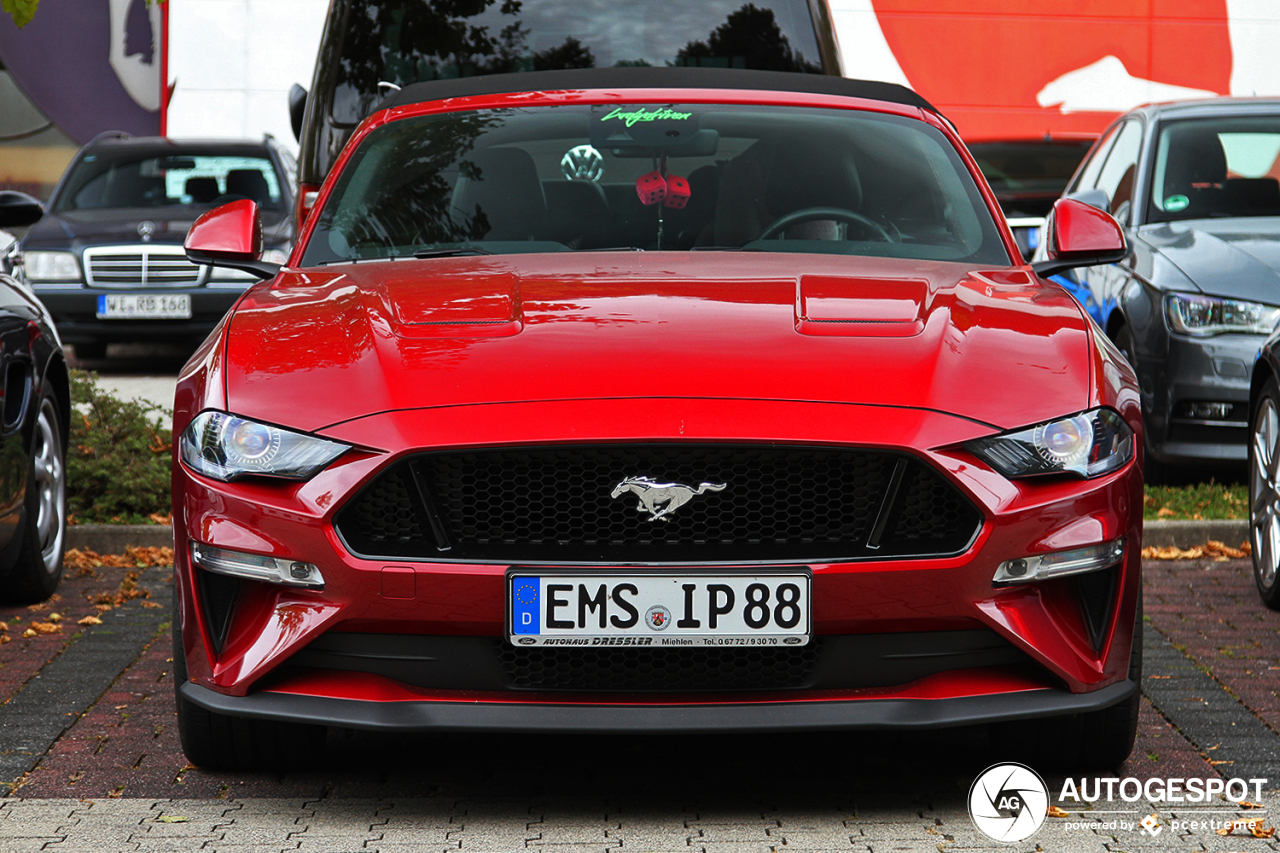 Ford Mustang GT Convertible 2018