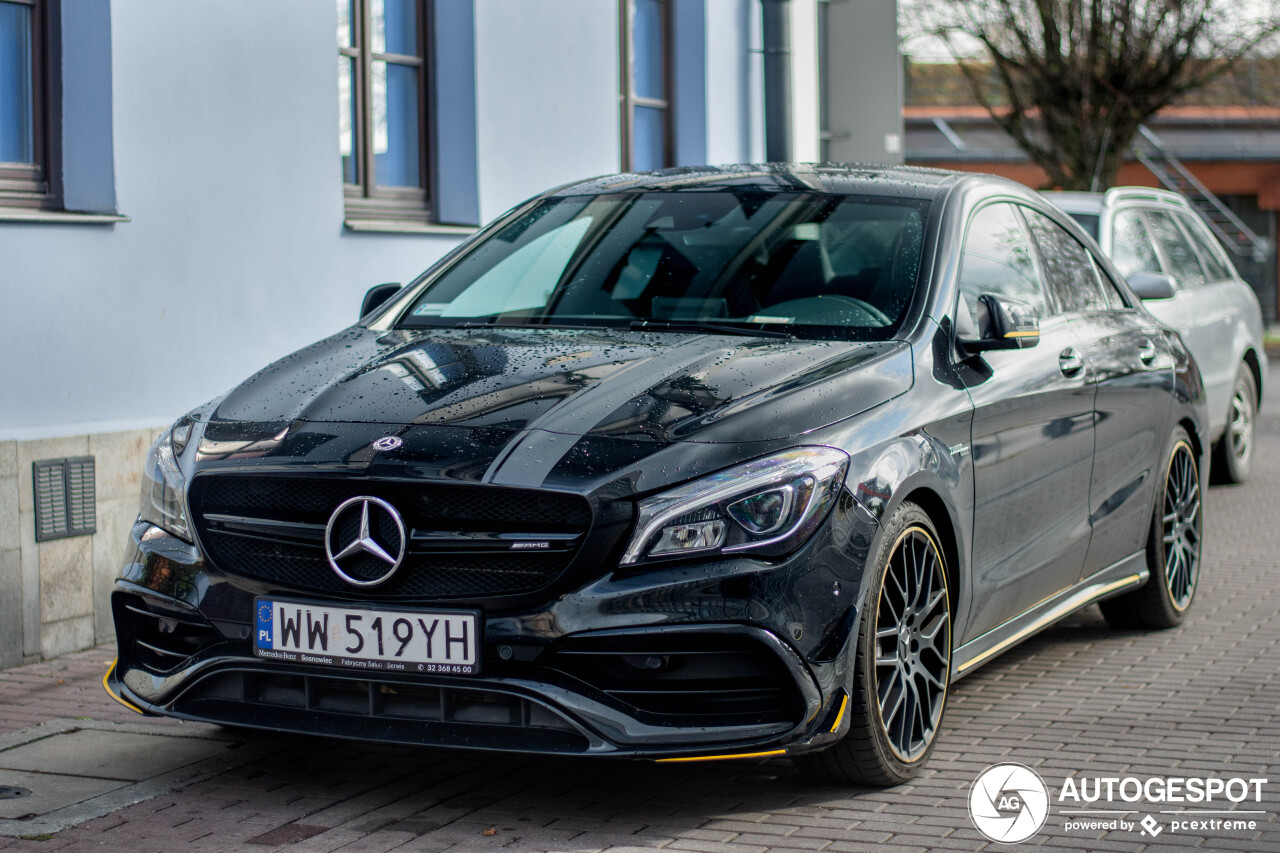 Mercedes-AMG CLA 45 C117 Yellow Night Edition