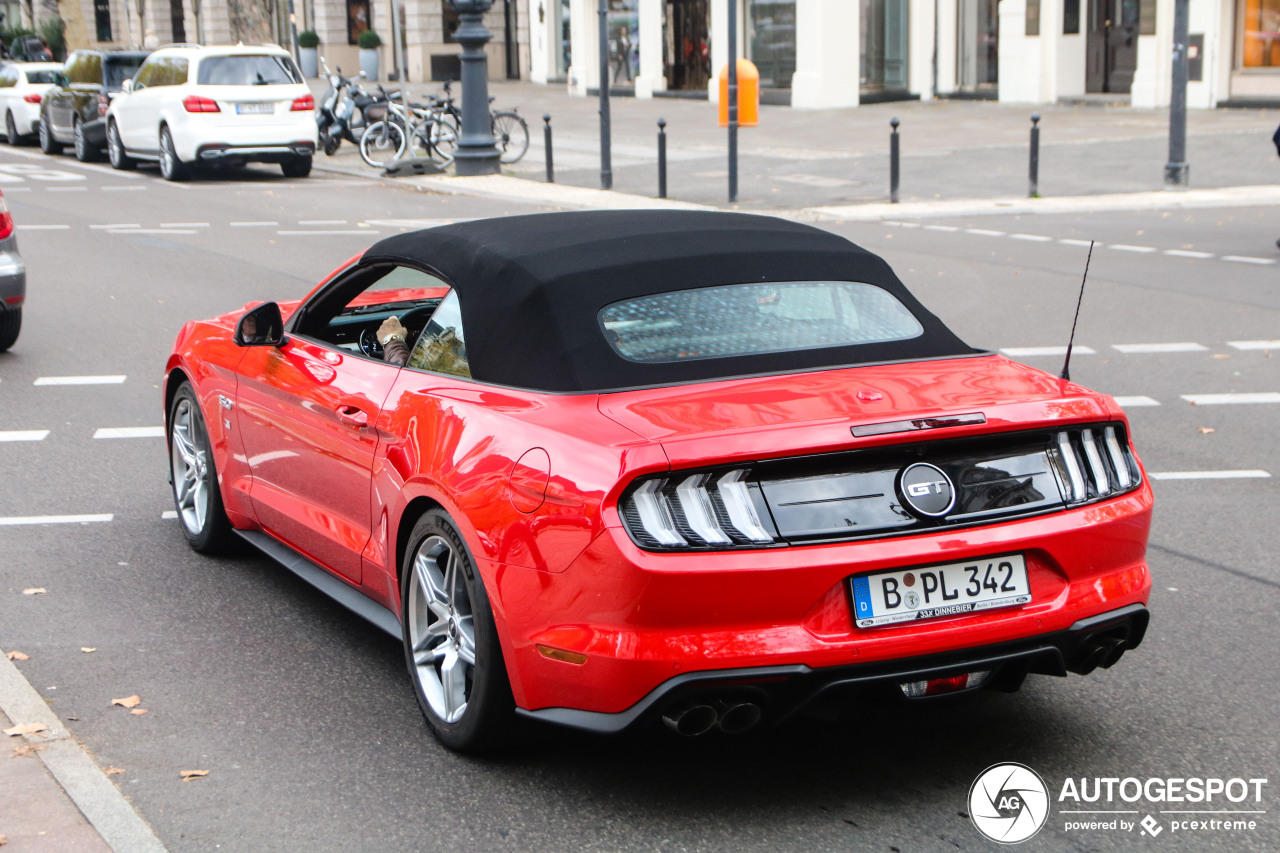 Ford Mustang GT Convertible 2018