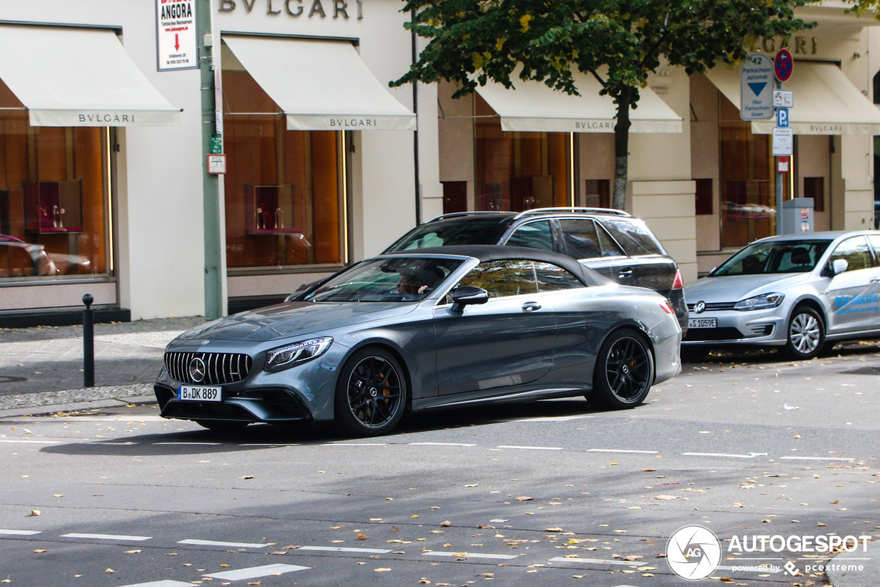 Mercedes-AMG S 63 Convertible A217 2018