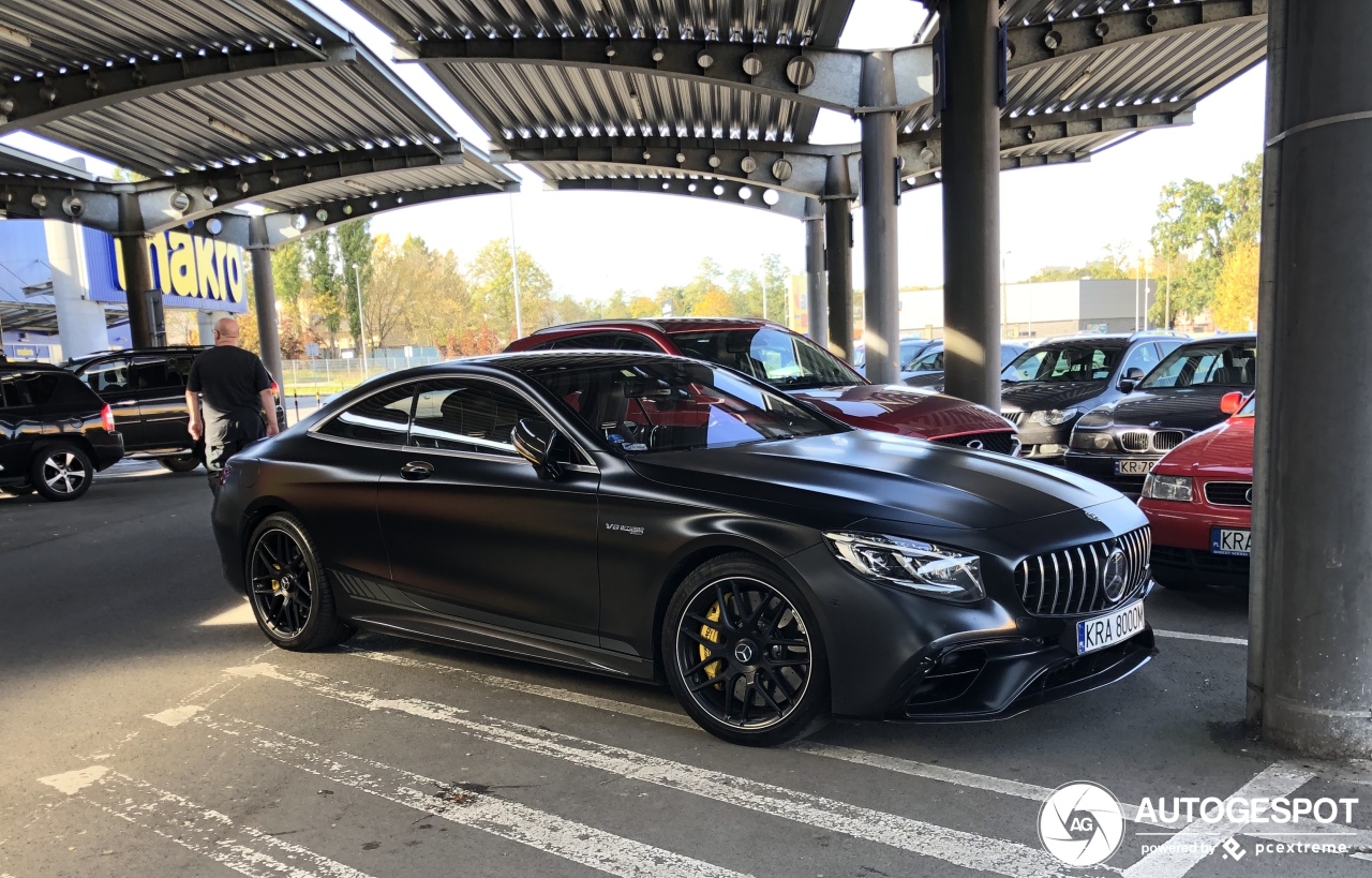 Mercedes-AMG S 63 Coupé C217 2018 Yellow Night Edition