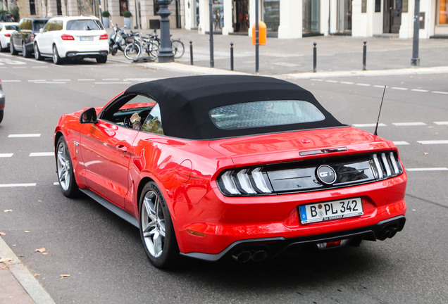 Ford Mustang GT Convertible 2018