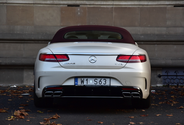 Mercedes-AMG S 63 Convertible A217 2018