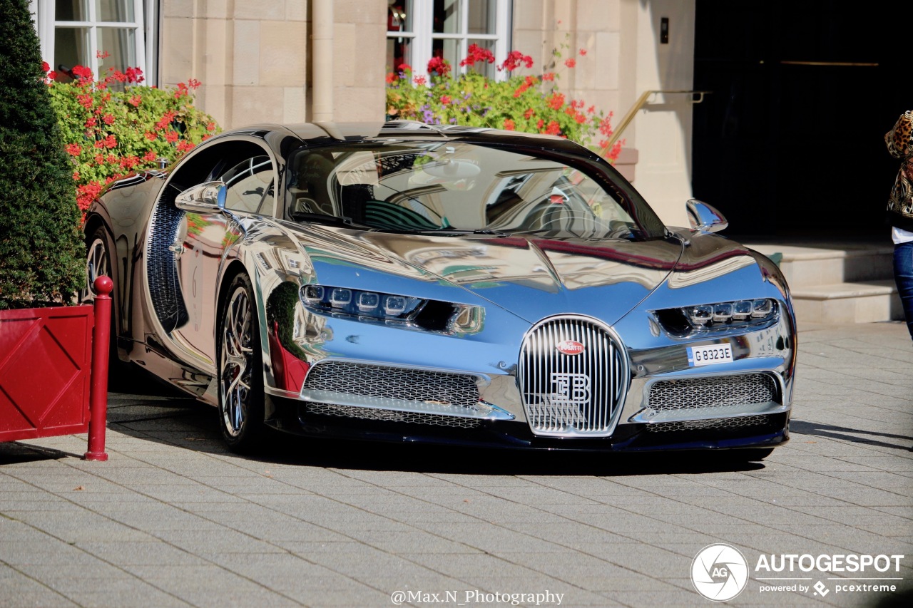 Bugatti Chiron La Mer Argentée