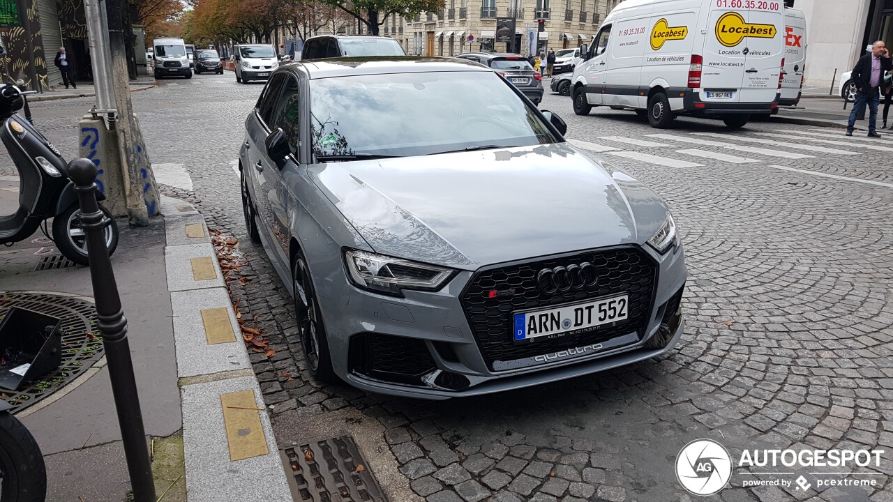 Audi RS3 Sportback 8V 2018