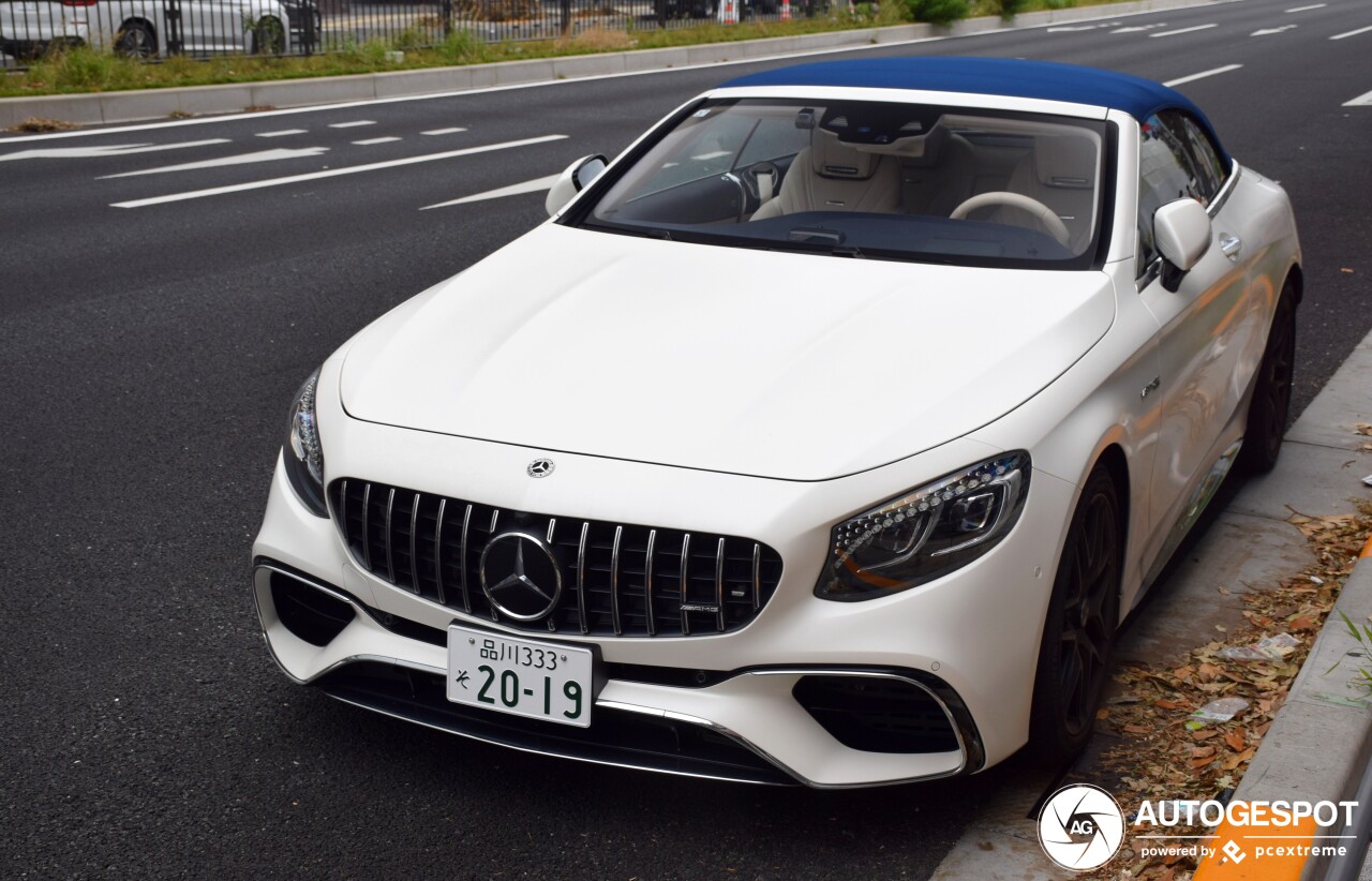 Mercedes-AMG S 63 Convertible A217 2018