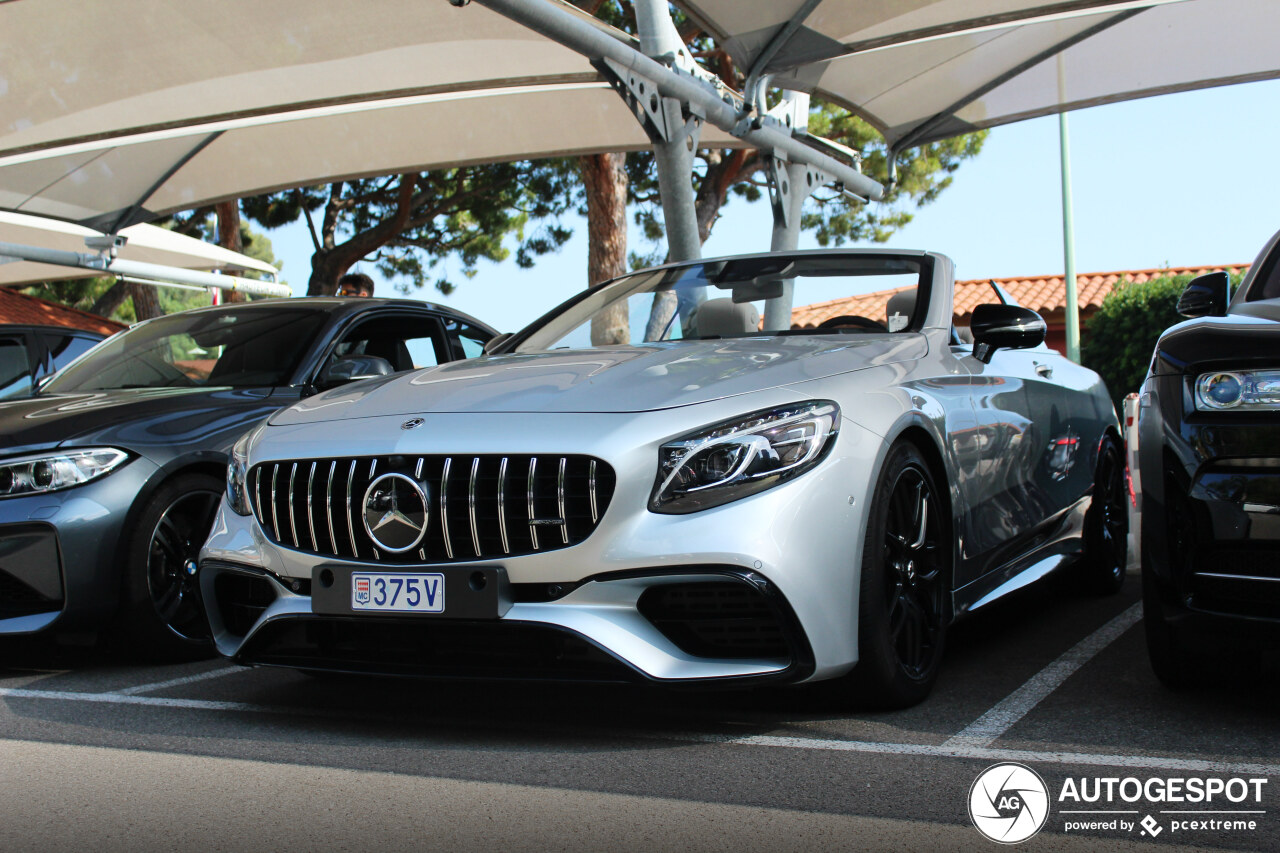 Mercedes-AMG S 63 Convertible A217 2018