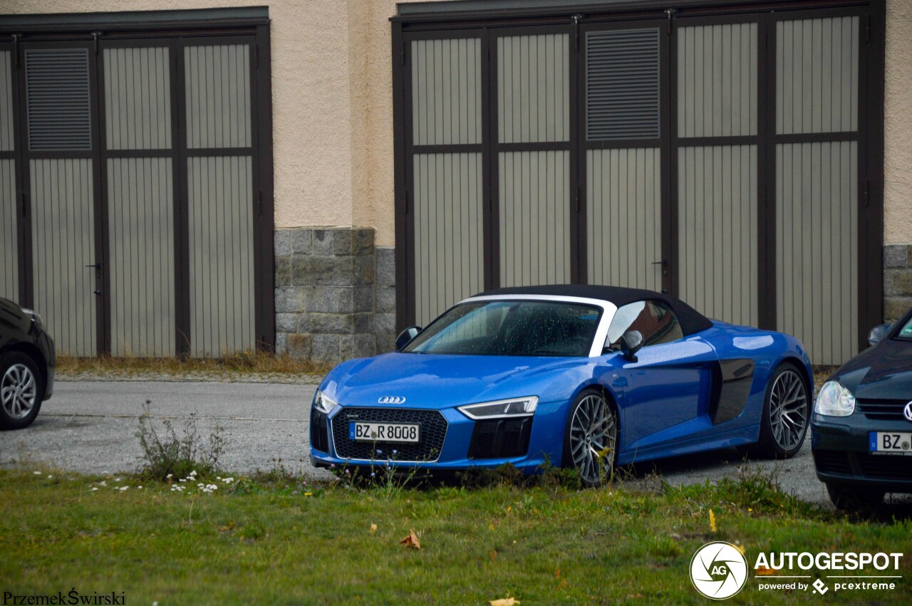 Audi R8 V10 Spyder 2016