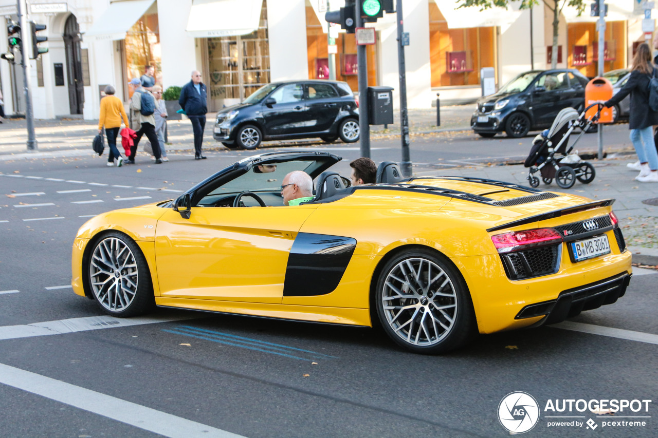 Audi R8 V10 Plus Spyder 2017