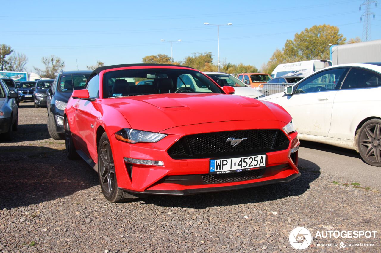 Ford Mustang GT Convertible 2018