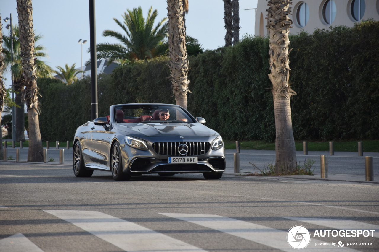 Mercedes-AMG S 63 Convertible A217 2018