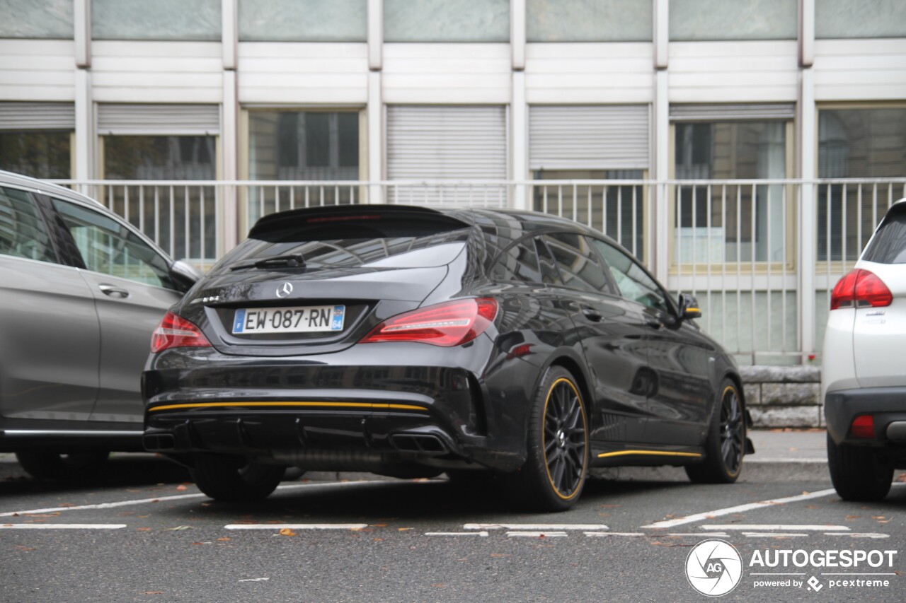 Mercedes-AMG CLA 45 Shooting Brake X117 Yellow Night Edition