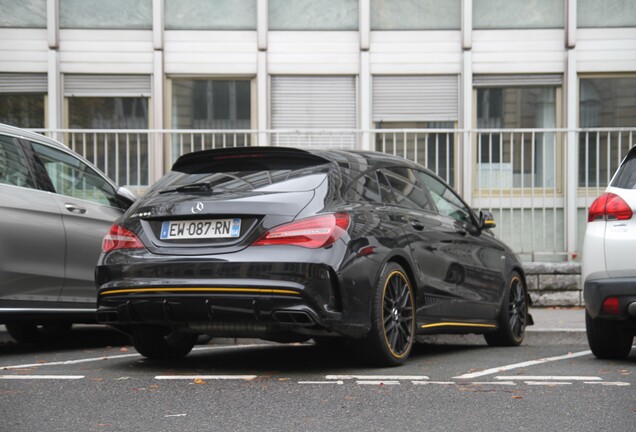 Mercedes-AMG CLA 45 Shooting Brake X117 Yellow Night Edition