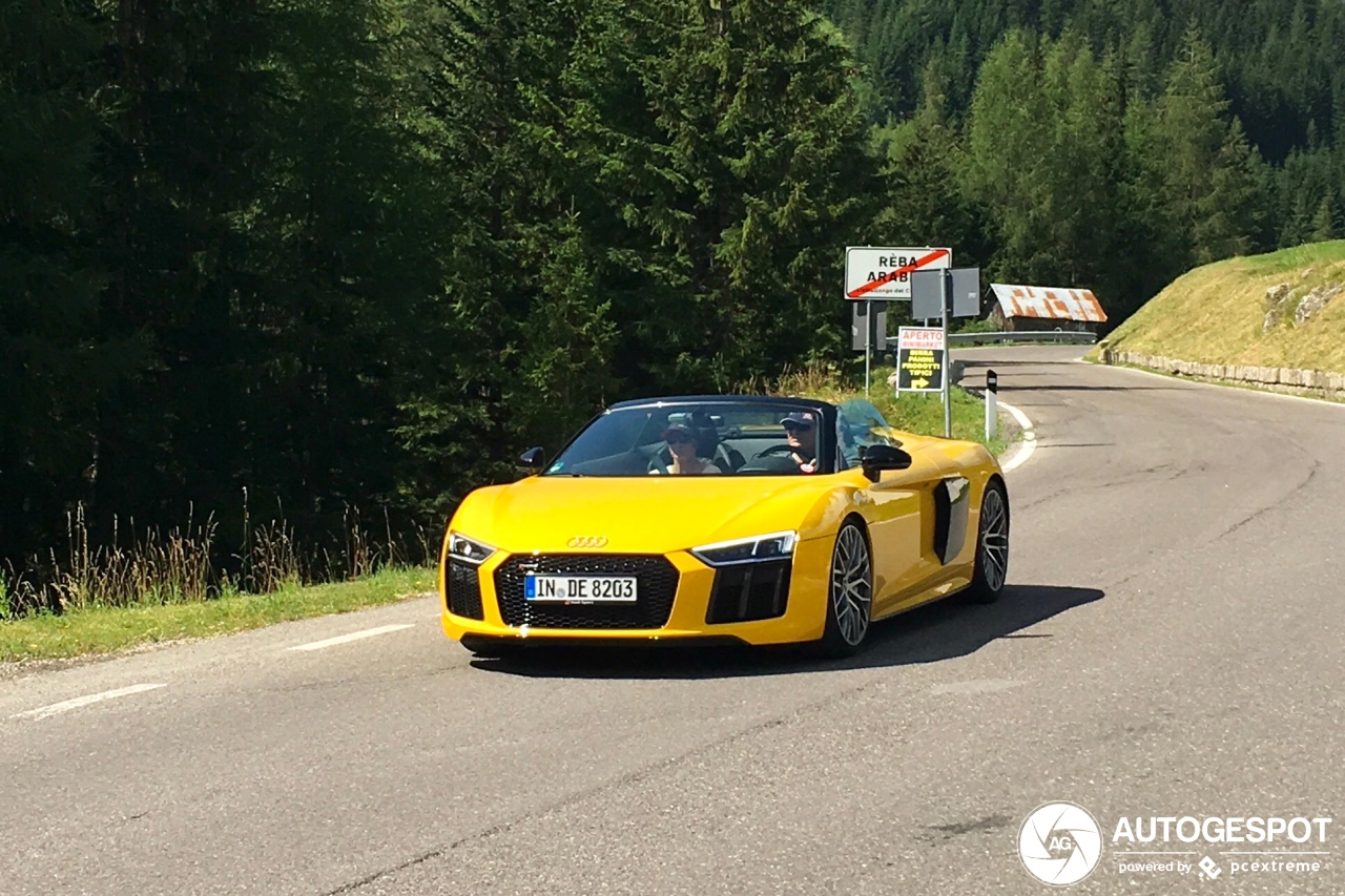 Audi R8 V10 Plus Spyder 2017