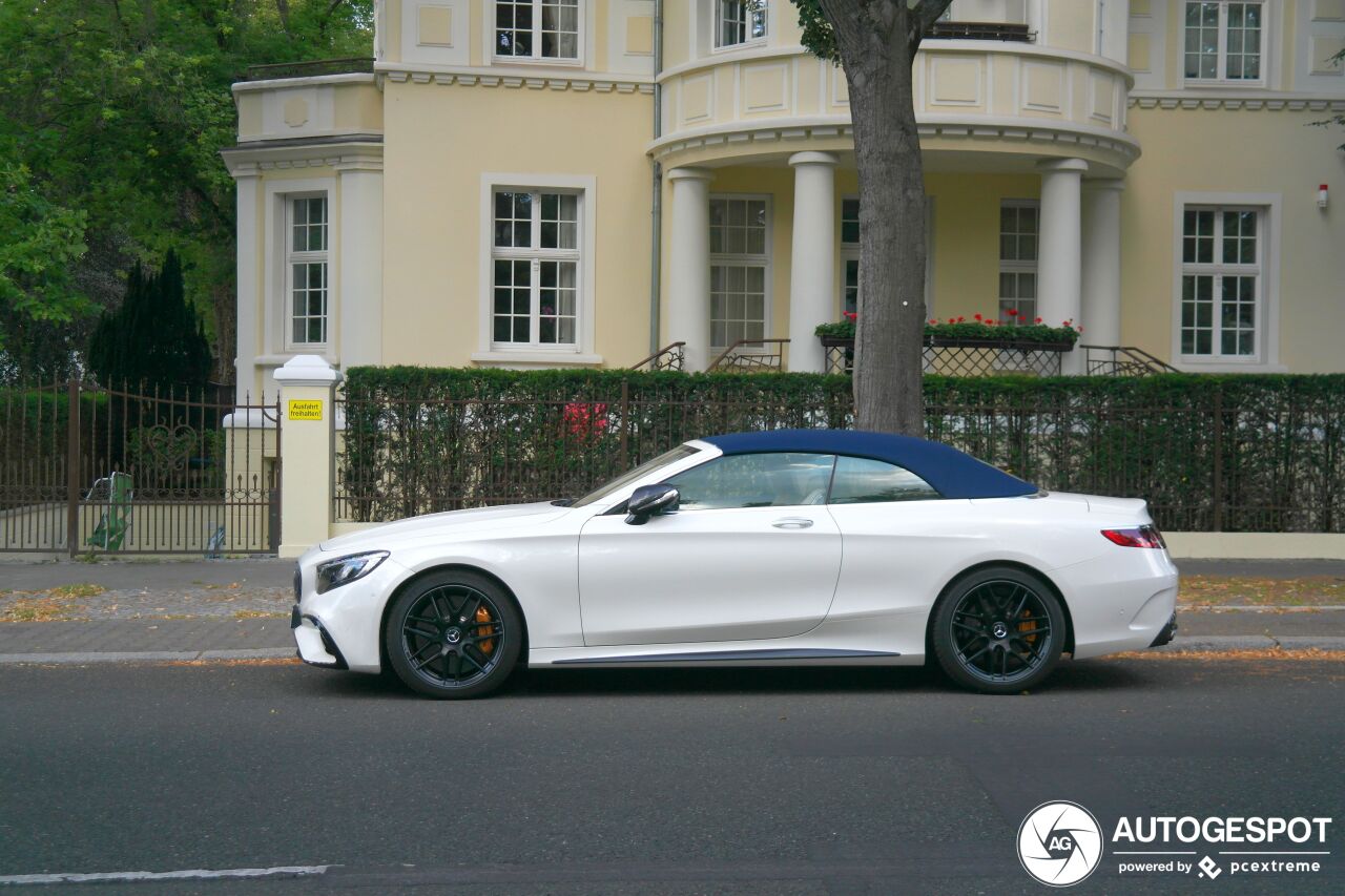 Mercedes-AMG S 63 Convertible A217 2018