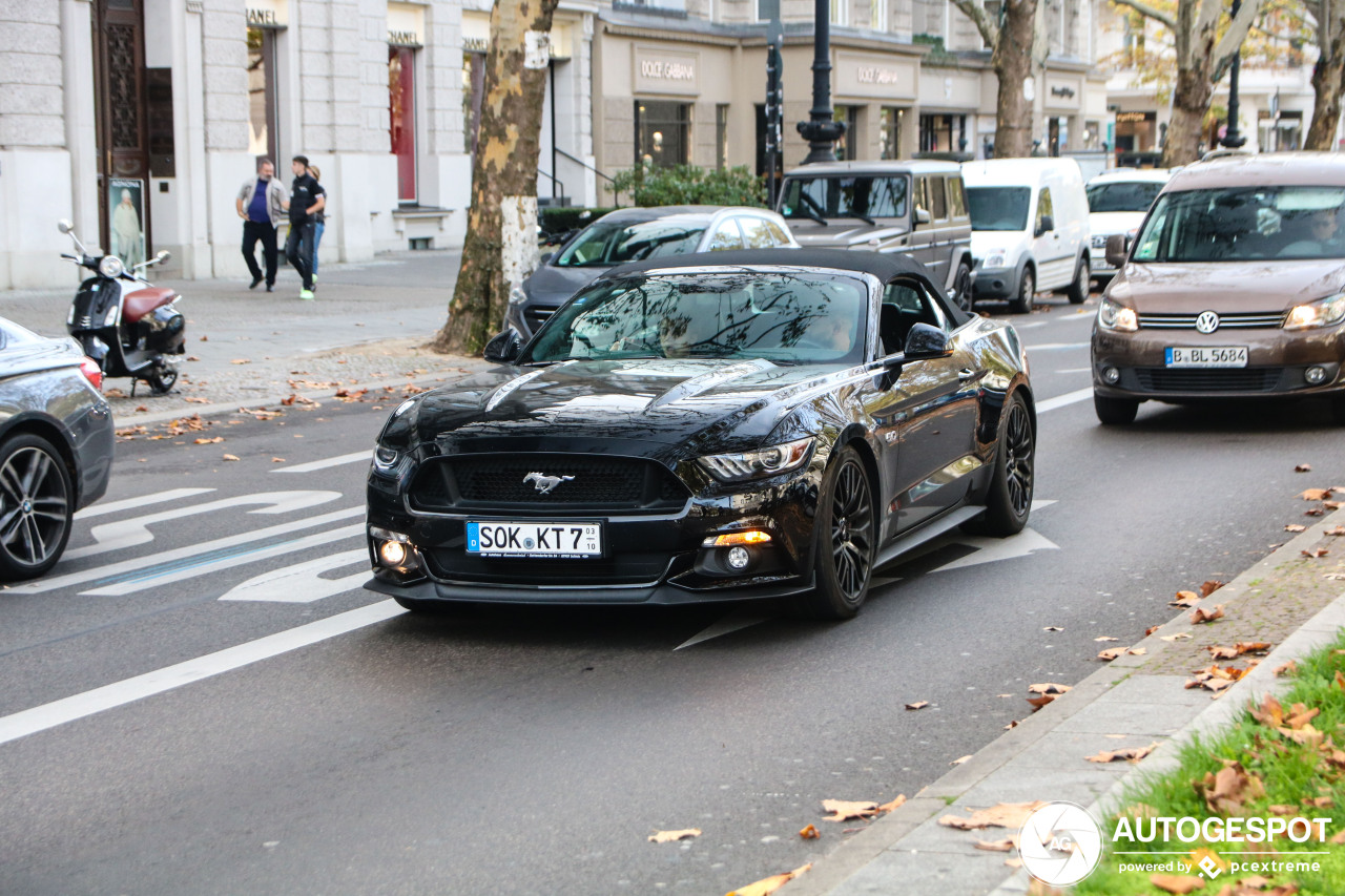 Ford Mustang GT Convertible 2015