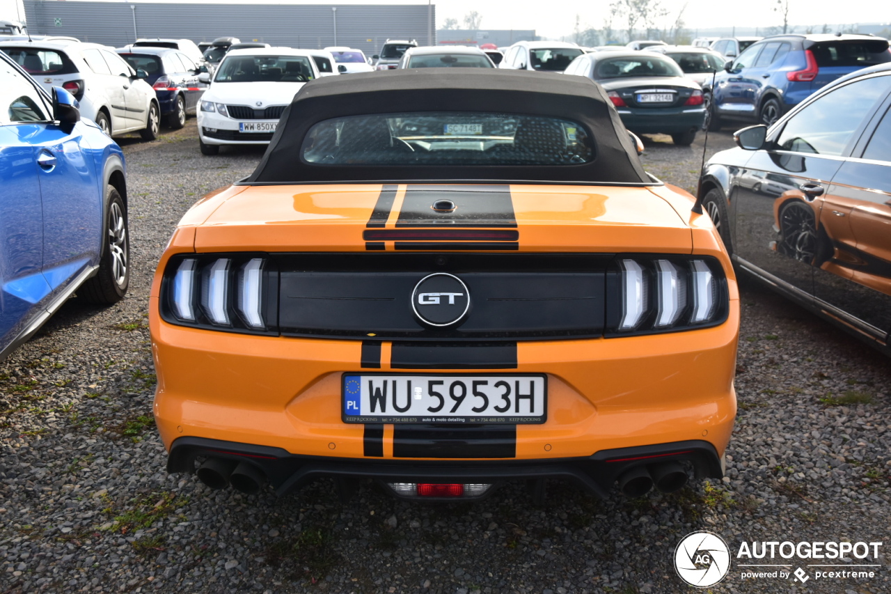 Ford Mustang GT Convertible 2018