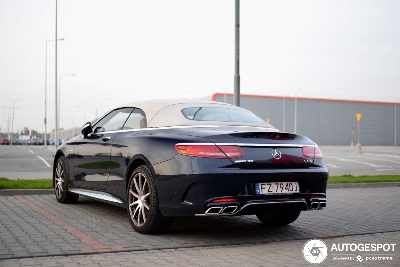 Mercedes-AMG S 63 Convertible A217