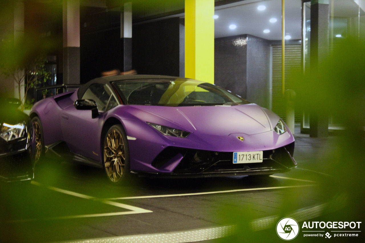 Lamborghini Huracán LP640-4 Performante Spyder