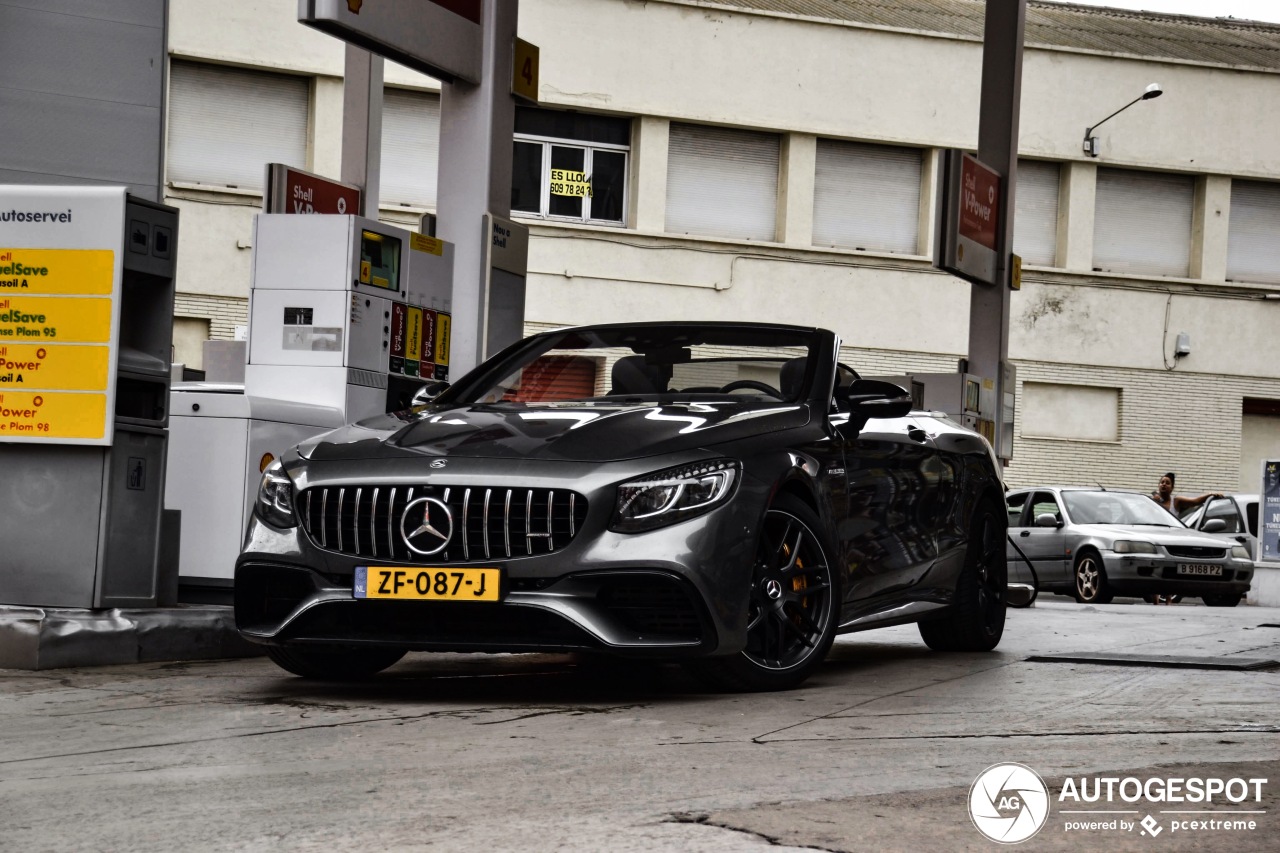 Mercedes-AMG S 63 Convertible A217 2018