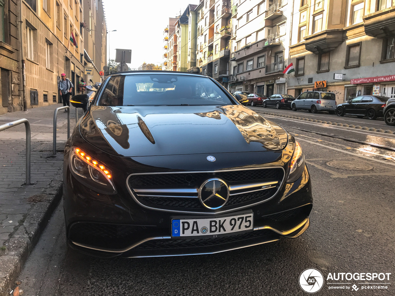 Mercedes-AMG S 63 Convertible A217