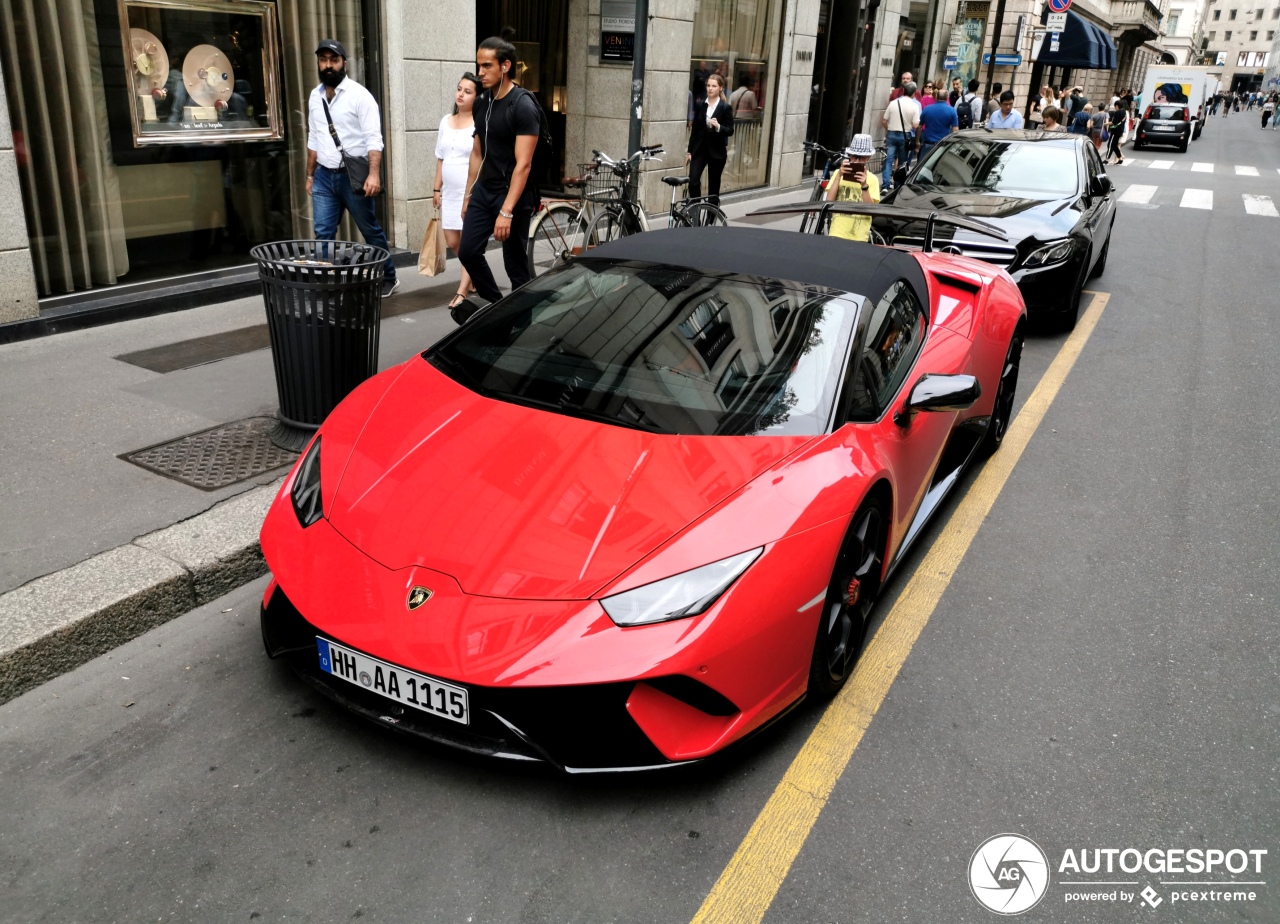 Lamborghini Huracán LP640-4 Performante Spyder