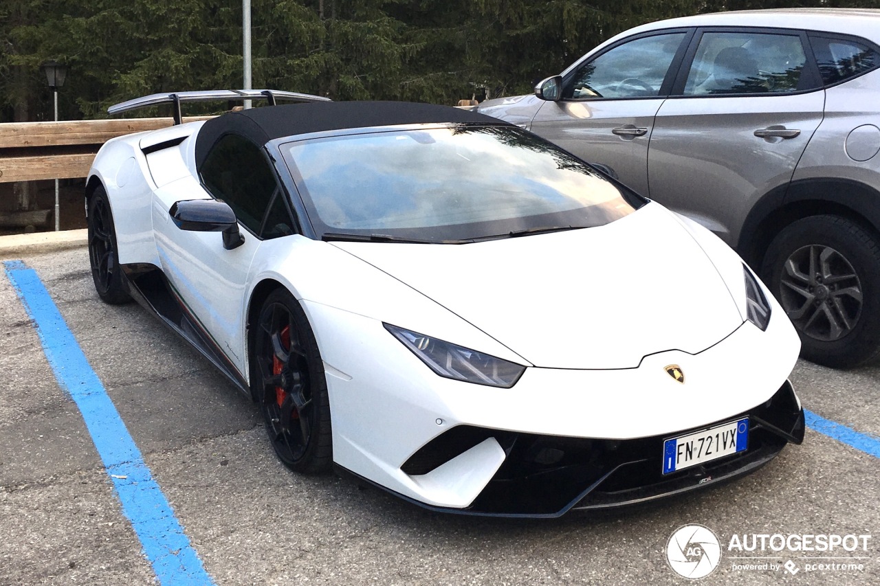 Lamborghini Huracán LP640-4 Performante Spyder