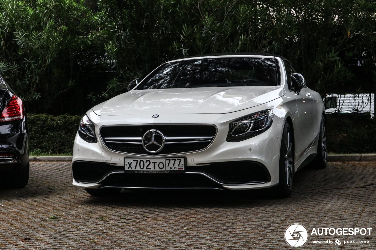 Mercedes-AMG S 63 Convertible A217