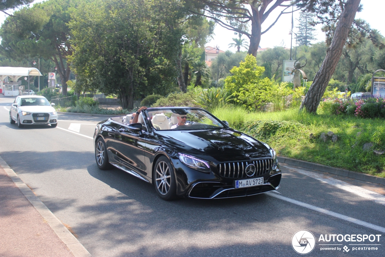 Mercedes-AMG S 63 Convertible A217 2018