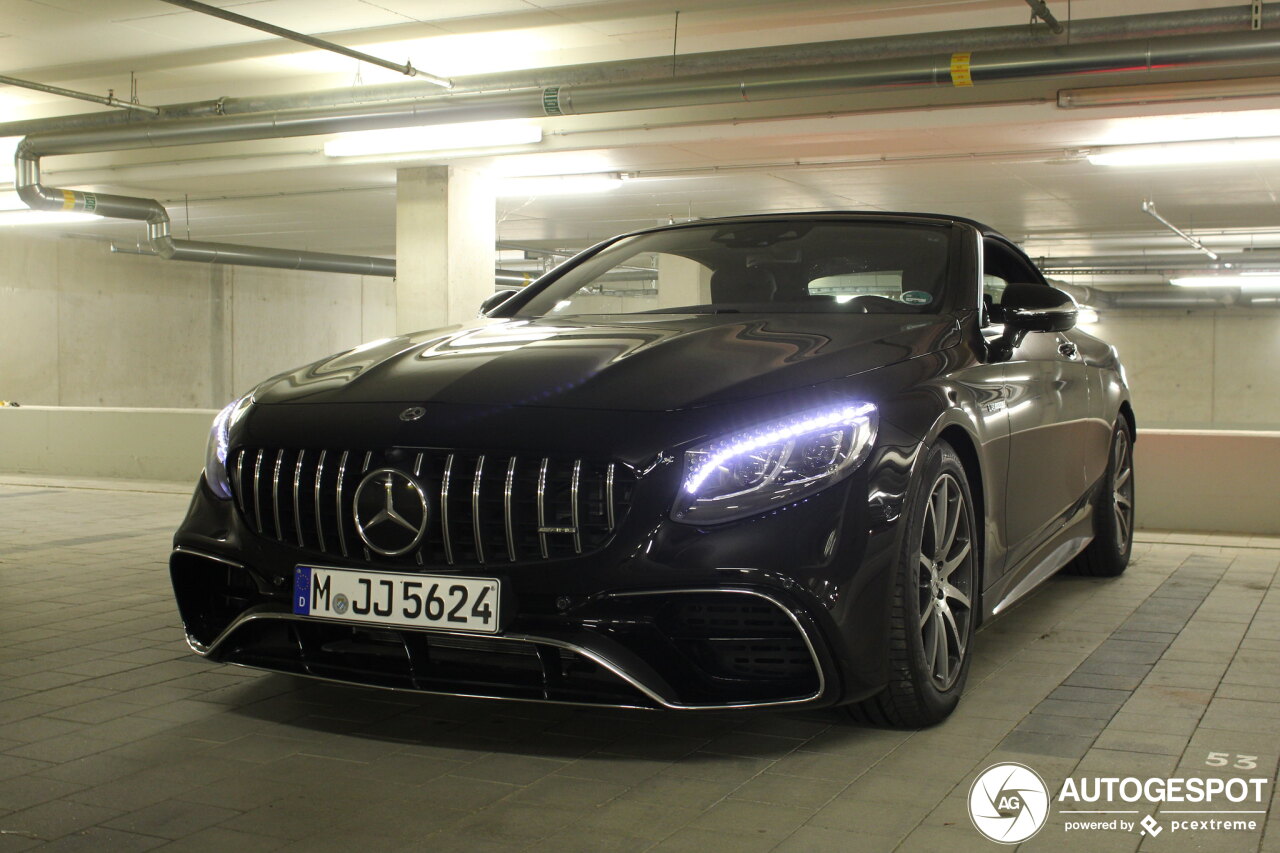 Mercedes-AMG S 63 Convertible A217 2018