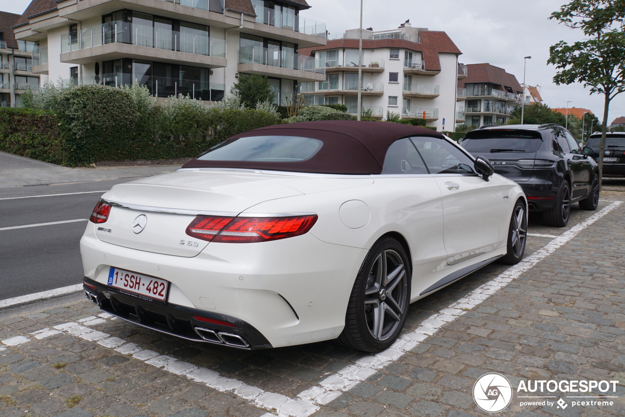 Mercedes-AMG S 63 Convertible A217 2018