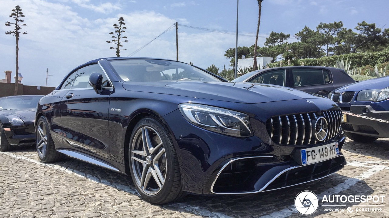 Mercedes-AMG S 63 Convertible A217 2018