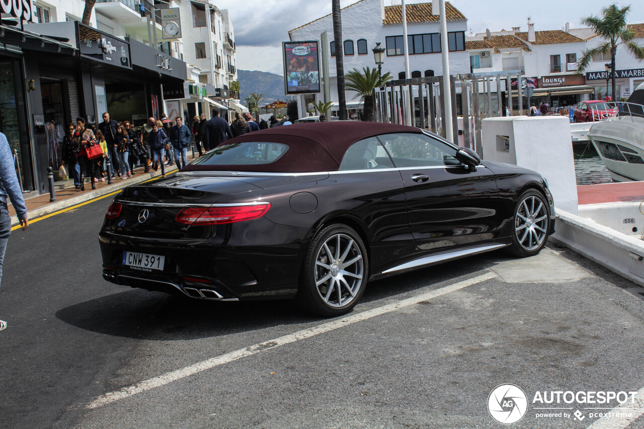 Mercedes-AMG S 63 Convertible A217