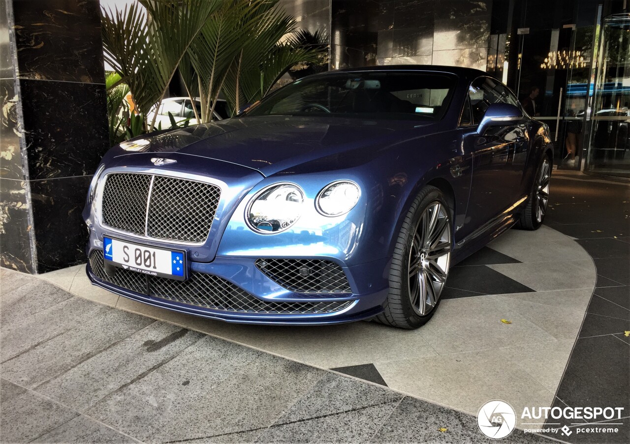 Bentley Continental GT Speed 2016