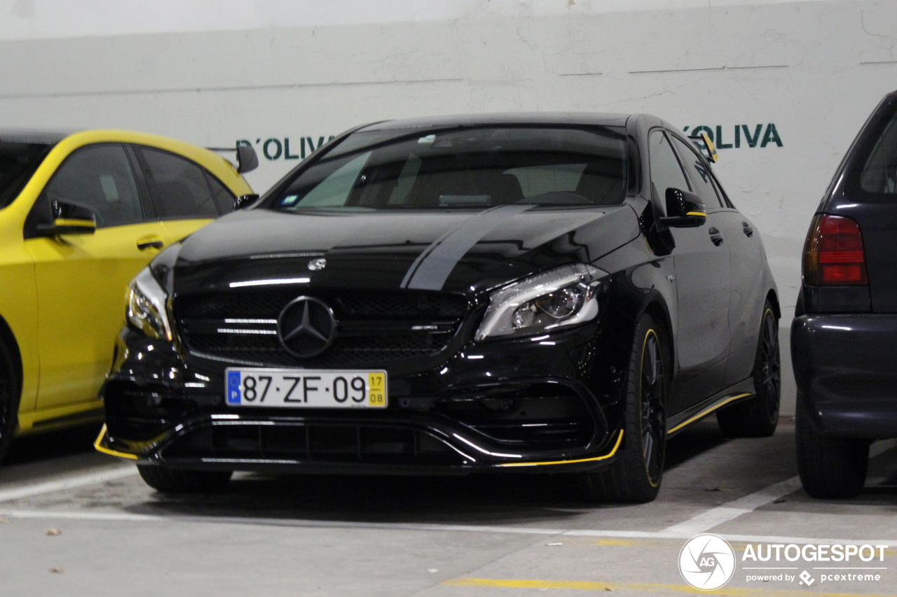 Mercedes-AMG A 45 W176 Yellow Night Edition