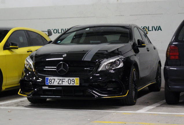 Mercedes-AMG A 45 W176 Yellow Night Edition