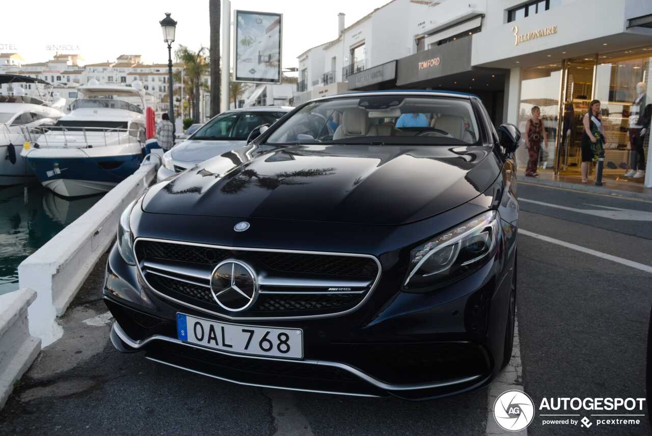 Mercedes-AMG S 63 Convertible A217