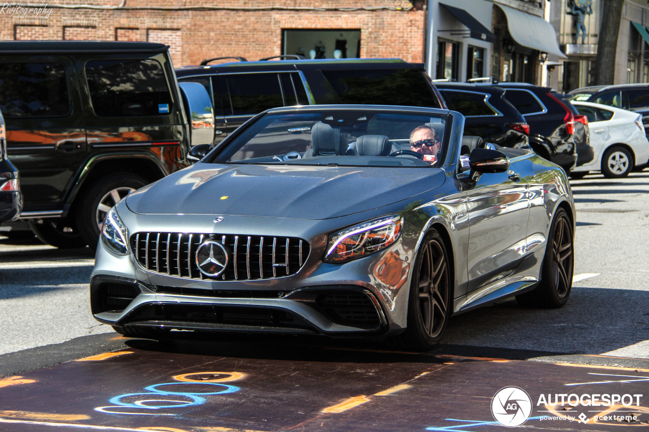 Mercedes-AMG S 63 Convertible A217 2018