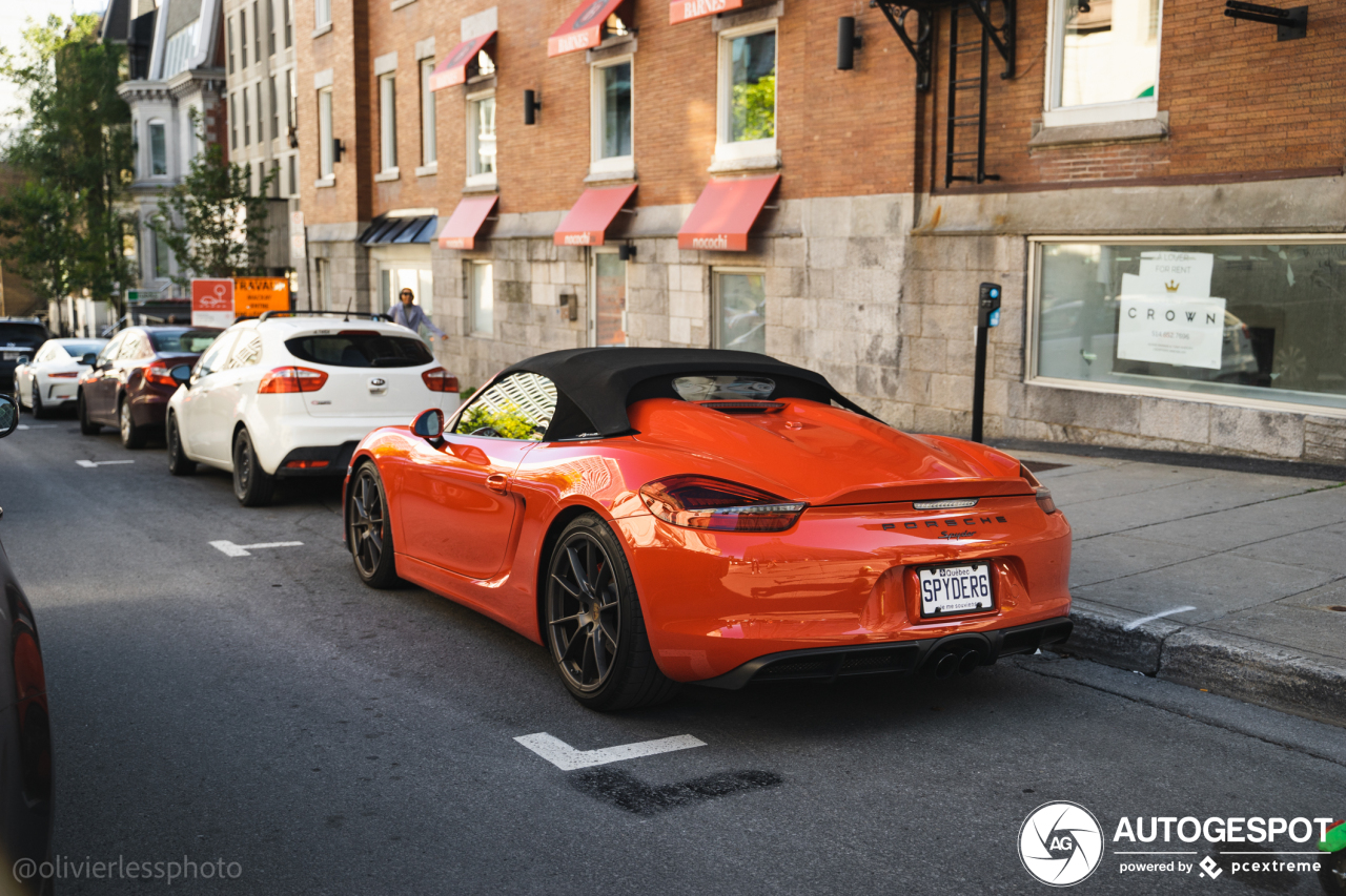 Porsche 981 Boxster Spyder