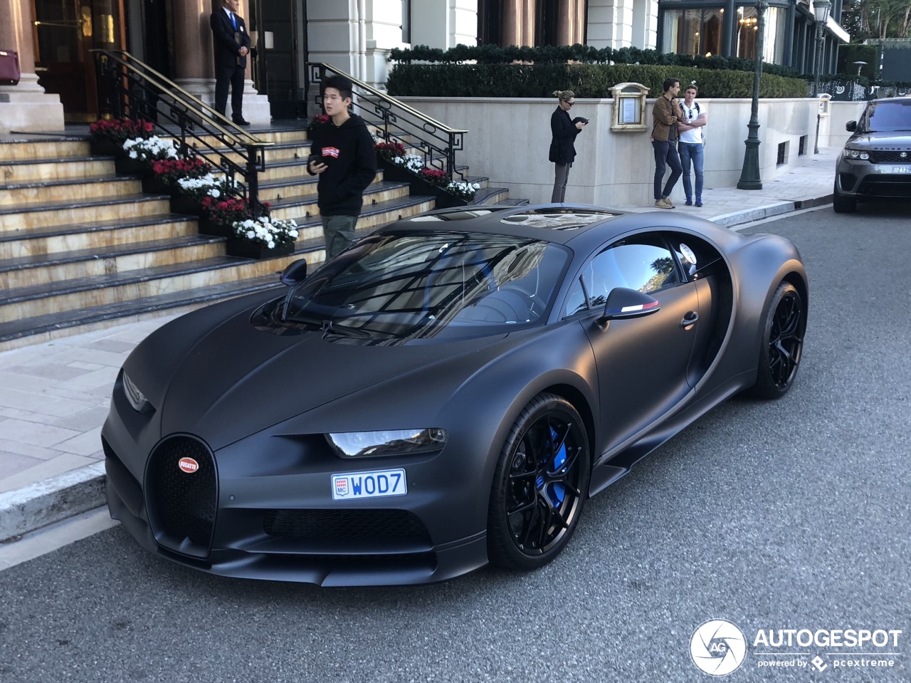 Tweede Bugatti Chiron Sport 110 Ans staat ook in Monaco