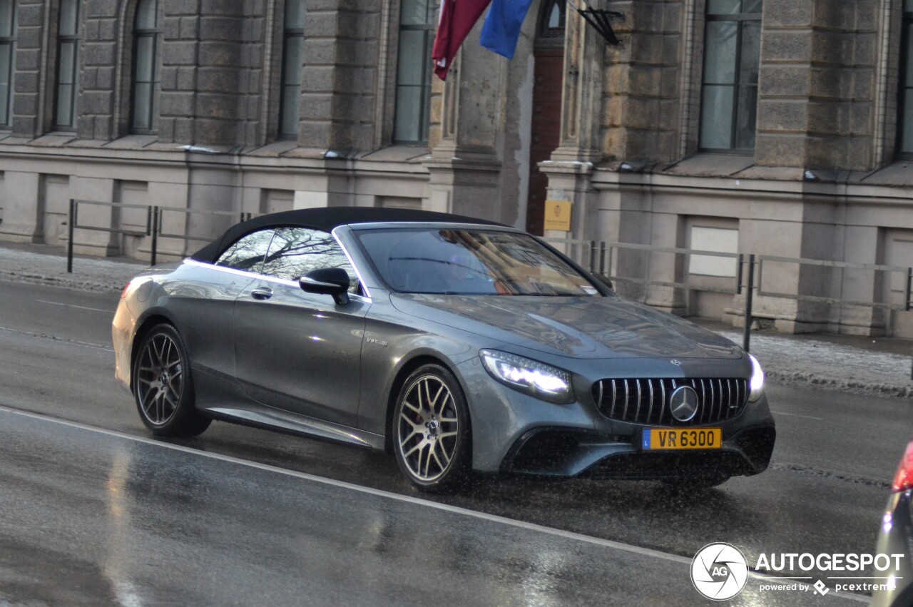 Mercedes-AMG S 63 Convertible A217 2018