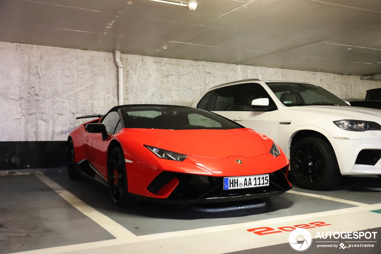 Lamborghini Huracán LP640-4 Performante Spyder