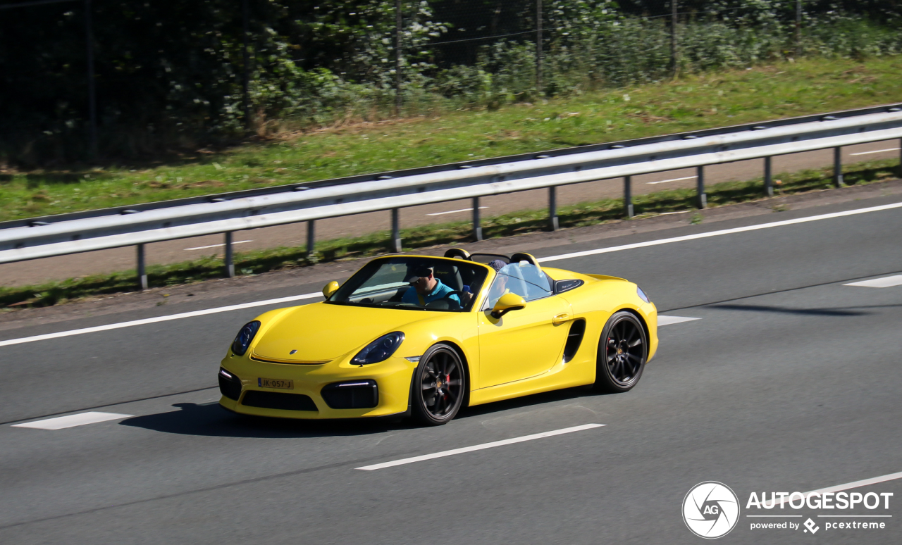 Porsche 981 Boxster Spyder