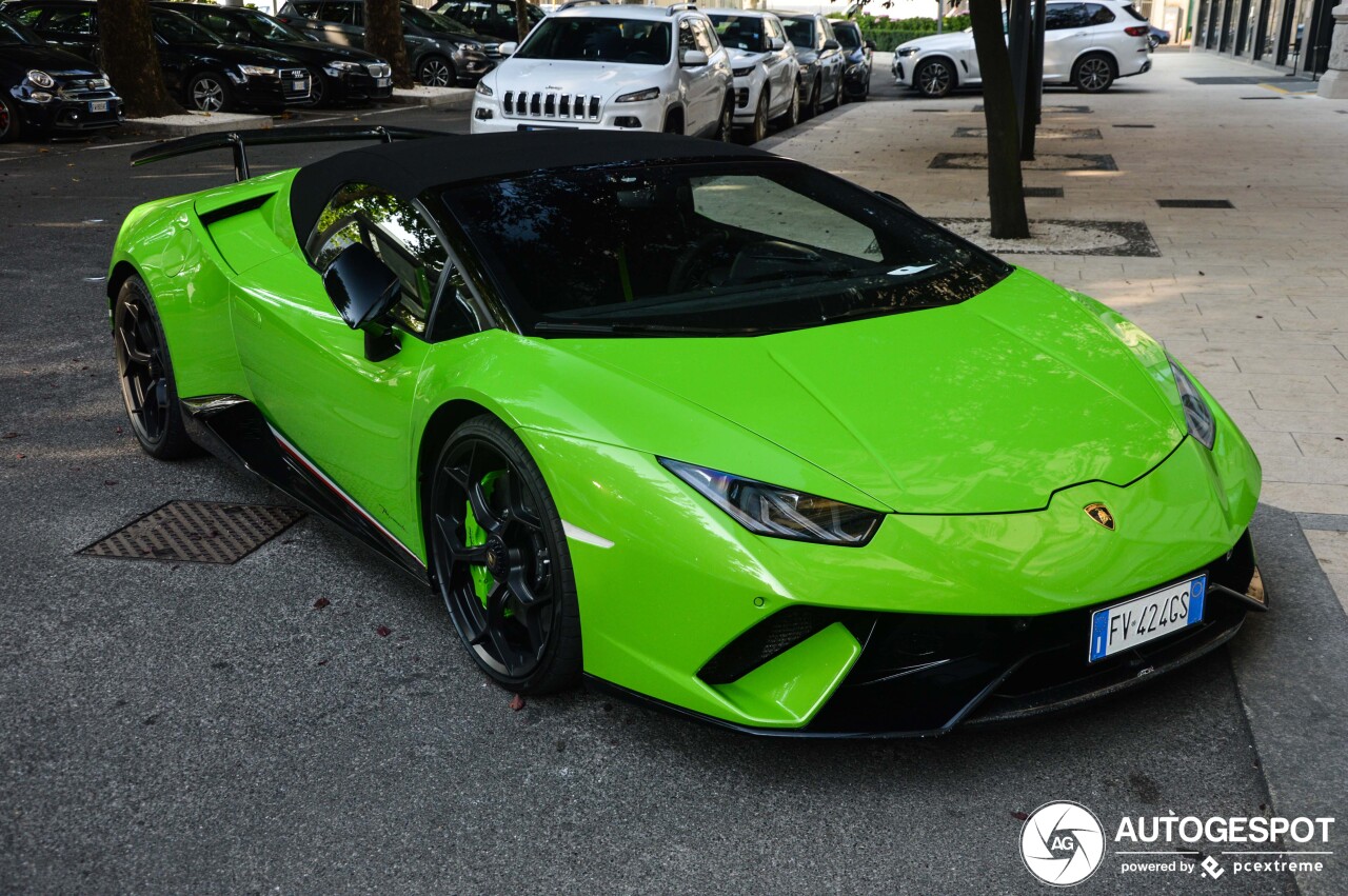 Lamborghini Huracán LP640-4 Performante Spyder