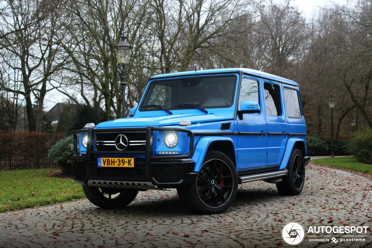 Blauwe Mercedes-AMG G 63 Edition 463 is eigenlijk grijs