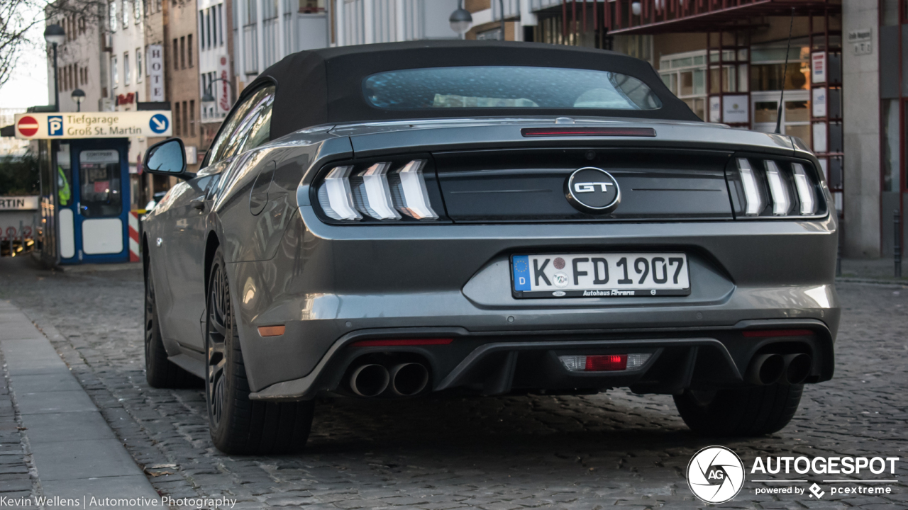 Ford Mustang GT Convertible 2018