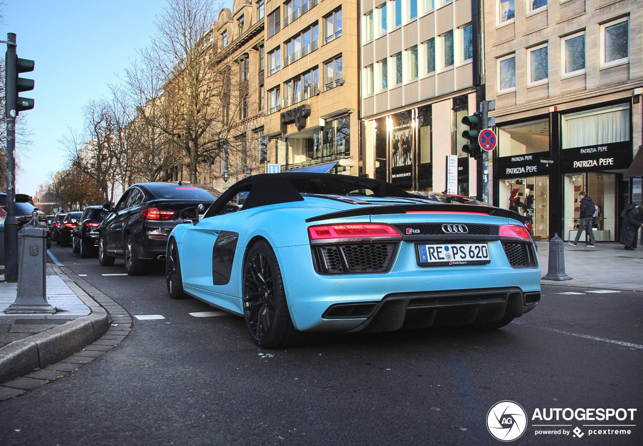 Audi R8 V10 Plus Spyder 2017