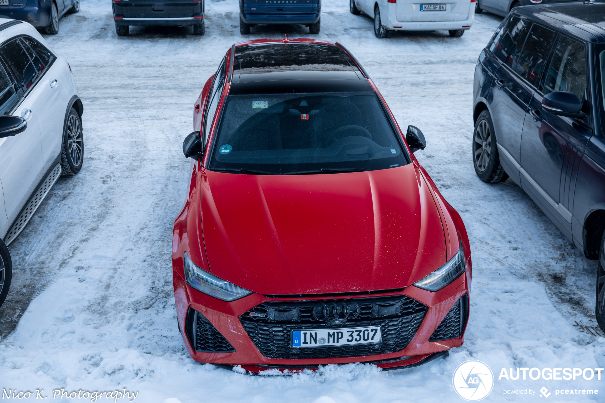 Tuurlijk kan de Audi RS6 Avant C8 door de sneeuw